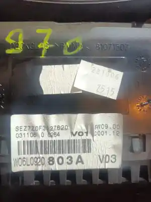 Peça sobressalente para automóvel em segunda mão  por SEAT CORDOBA  Referências OEM IAM 6L0920803A  03110600264