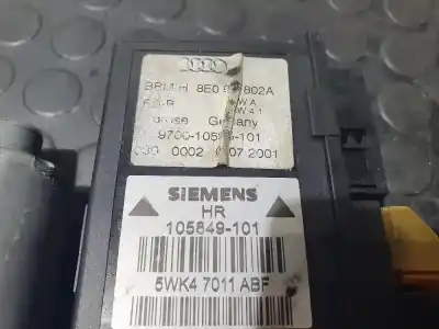 Pezzo di ricambio per auto di seconda mano Motore Alzacristalli Posteriore Destro per AUDI A4 AVANT (B5) 1.9 TDI Quattro Riferimenti OEM IAM 8E0959802A  