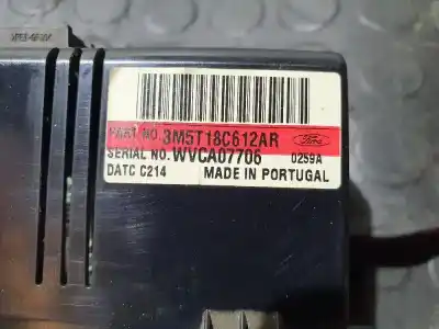 Second-hand car spare part climate control for ford focus berlina (cap) ambiente (d) oem iam references 3m5t18c612ar  