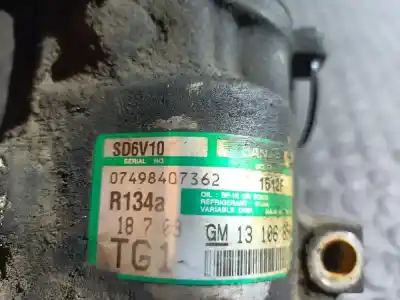 Peça sobressalente para automóvel em segunda mão compressor de ar condicionado a/a a/c por opel corsa c corsa c referências oem iam 07498407362  