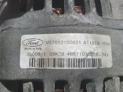 Автозапчастина б/у ГЕНЕРАТОР для FORD FOCUS BERLINA (CAP)  Посилання на OEM IAM 4M5T10300LC  