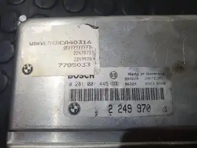 Peça sobressalente para automóvel em segunda mão centralina de motor uce por bmw serie 3 berlina (e90) 320d referências oem iam 2249970