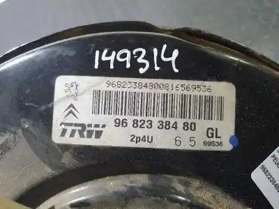 Peça sobressalente para automóvel em segunda mão Servo Freio por PEUGEOT 207 XT Referências OEM IAM 9682338480  
