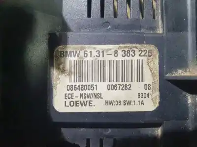 Second-hand car spare part headlights switch for bmw serie 3 berlina (e90) 320d oem iam references 61318383226  