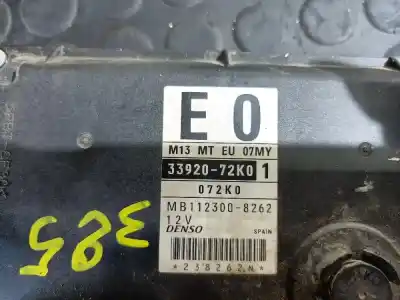 Second-hand car spare part ecu engine control for suzuki swift berlina mz gl 5ptas. oem iam references 3392072k01