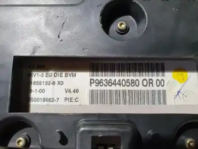 Tweedehands auto-onderdeel instrumentenpaneel voor citroen xsara picasso 2.0 hdi sx oem iam-referenties 9636440580