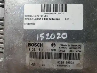 Автозапчастина б/у ебу контролер двигуна для renault laguna ii bg0 authentique посилання на oem iam 8200163528