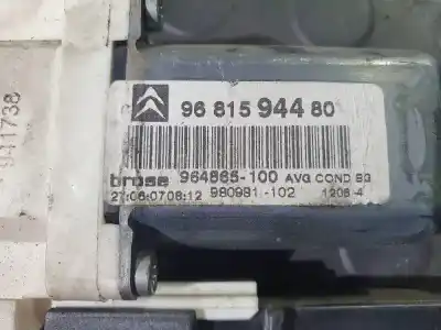 Pezzo di ricambio per auto di seconda mano alzacristalli anteriore sinistro per citroen c5 berlina audace riferimenti oem iam 9681594480