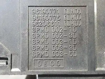 Peça sobressalente para automóvel em segunda mão botão / interruptor elevador vidro dianteiro esquerdo por chevrolet tacuma se referências oem iam 96190771