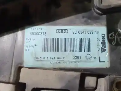 Second-hand car spare part Left Headlight for AUDI A4 AVANT (8E) 2.5 TDI OEM IAM references 8D0941029AK  