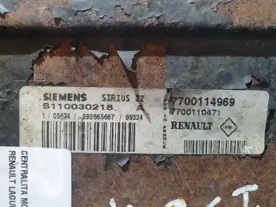 Second-hand car spare part ecu engine control for renault laguna (b56) 1.8 16v rt oem iam references 7700114969  