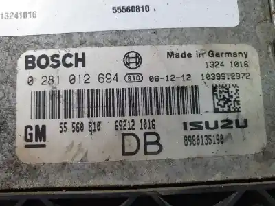 Автозапчасти б/у БЛОК УПРАВЛЕНИЯ ДВИГАТЕЛЕМ за OPEL ASTRA H GTC  ссылки OEM IAM 55560810  0281012694