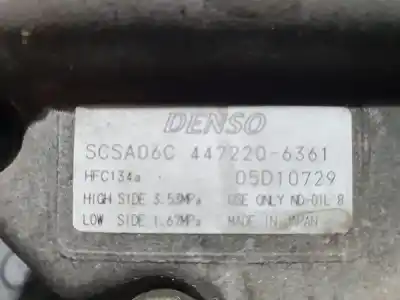 Second-hand car spare part AIR CONDITIONING COMPRESSOR for TOYOTA COROLLA (E12)  OEM IAM references 4472206361  