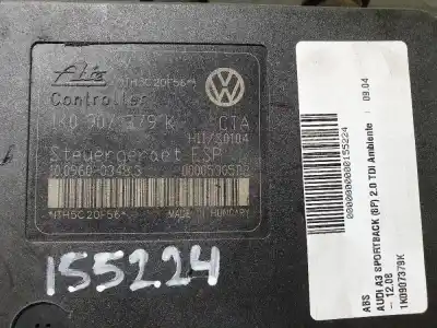 Автозапчасти б/у абс за AUDI A3 (8P) 2.0 TDI Ambiente ссылки OEM IAM 1K0907379K  10020601064