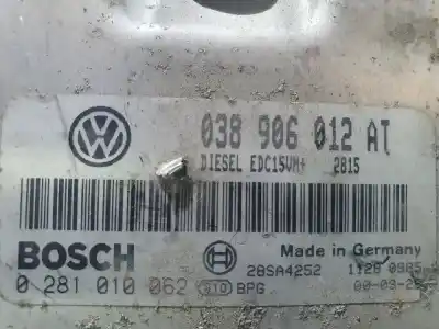 Peça sobressalente para automóvel em segunda mão centralina de motor uce por seat toledo (1m2) toledo 1m2 referências oem iam 038906012at