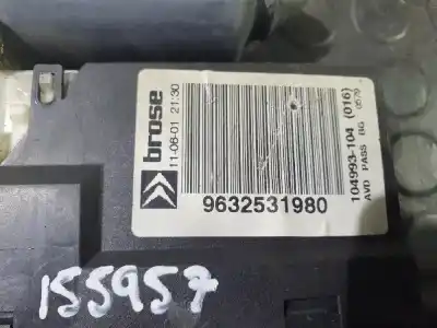 Peça sobressalente para automóvel em segunda mão elevador de vidros dianteiro direito por citroen c5 berlina exclusive referências oem iam 9632531980
