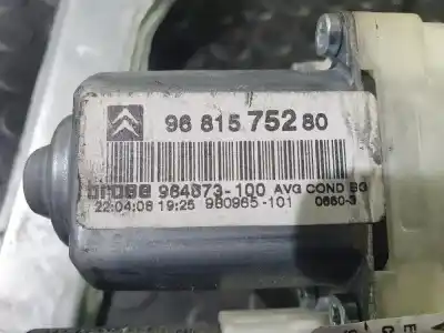 Piesă de schimb auto la mâna a doua MECANISM ACȚIONARE GEAM FAȚÃ STÂNGA pentru CITROEN C4  Referințe OEM IAM 9681575280  