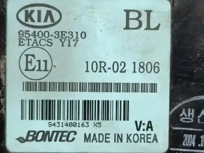 Second-hand car spare part power management control unit for kia sorento 2.5 crdi concept oem iam references 954003e310  