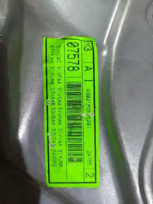 Second-hand car spare part driver left window regulator for seat toledo (1m2) g-bcb oem iam references 1m3685201