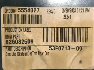 Автозапчасти б/у  за BMW X5  ссылки OEM IAM 826082509  