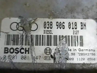 Автозапчастина б/у ебу контролер двигуна для audi a3 (8l) alh посилання на oem iam 038906018bn  0281001847