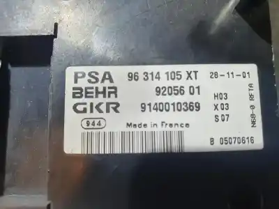 Gebrauchtes Autoersatzteil klimakontrolle zum citroen xsara picasso rhydw10td oem-iam-referenzen 96314105xt  