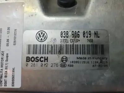 Second-hand car spare part ecu engine control for seat ibiza (6l1) ibiza 6l1 oem iam references 038906019nl