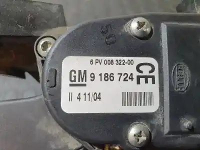 Pezzo di ricambio per auto di seconda mano Pedale Dell Acceleratore per CORSA VECTRA C BERLINA Comfort Riferimenti OEM IAM 9186724  