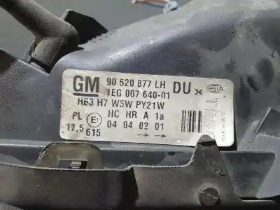 Second-hand car spare part LEFT HEADLIGHT for CORSA ASTRA  OEM IAM references 90520877LH  