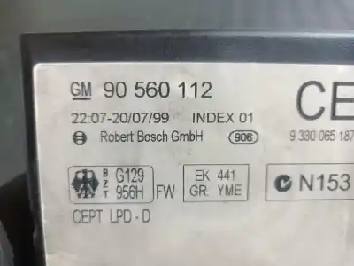 Tweedehands auto-onderdeel schakelbord sluiten voor opel astra g caravan g-z16xe oem iam-referenties 90560112