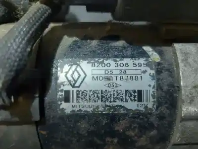 Peça sobressalente para automóvel em segunda mão motor de arranque por renault scenic ii grand confort dynamique 101 cv / 74 kw referências oem iam 8200306595