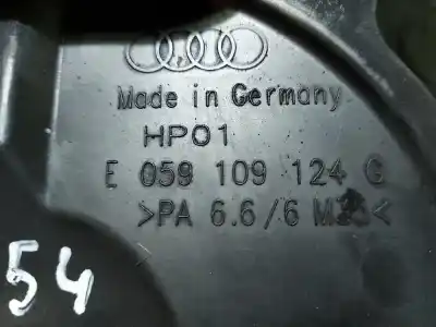 Second-hand car spare part engine cover for audi a6 avant (4b5) 2.5 tdi quattro oem iam references 059109124g  