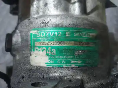 Second-hand car spare part air conditioning compressor for citroen saxo 1.5 diesel oem iam references 2252510960