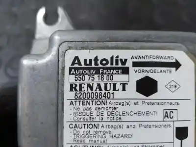 Second-hand car spare part AIRBAG CONTROL UNIT for RENAULT KANGOO  OEM IAM references 8200098401  