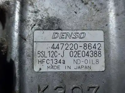 Peça sobressalente para automóvel em segunda mão compressor de ar condicionado a/a a/c por fiat stilo (192) 1.9 jtd / 1.9 jtd 115 active referências oem iam 4472008642  