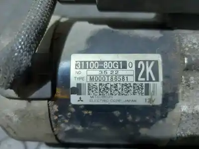 Pezzo di ricambio per auto di seconda mano motorino di avviamento per subaru justy j12 (nh) 1.5 g3x plus riferimenti oem iam 3110080g1