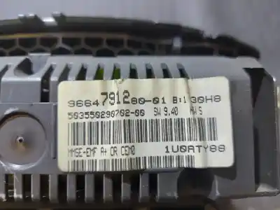 Peça sobressalente para automóvel em segunda mão display gps / multimídia por peugeot 207 9hxdv6ated4 referências oem iam 9664791280  