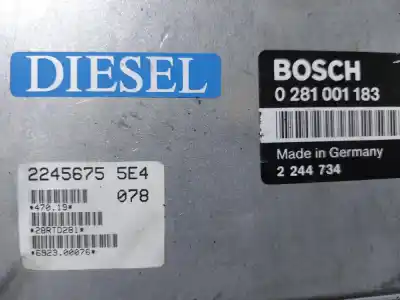 Second-hand car spare part ecu engine control for bmw serie 5 berlina (e39) 525tds oem iam references 2244734  
