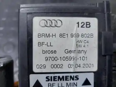 Second-hand car spare part Passenger Side Right Window Regulator for AUDI A4 AVANT (8E) 1.8 T Quattro OEM IAM references 8E1959802B  9700105991101