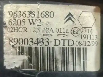 Автозапчасти б/у правая фара за citroen saxo 1.5 diesel ссылки oem iam 9636331680