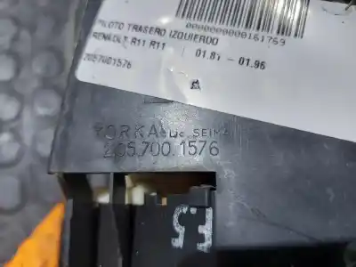 Second-hand car spare part left tailgate light for renault r11 r11 oem iam references 2057001576  