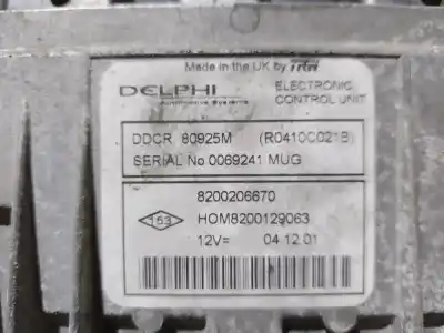 Автозапчастина б/у ЕБУ КОНТРОЛЕР ДВИГУНА для RENAULT CLIO II  Посилання на OEM IAM 8200206670  82001129063
