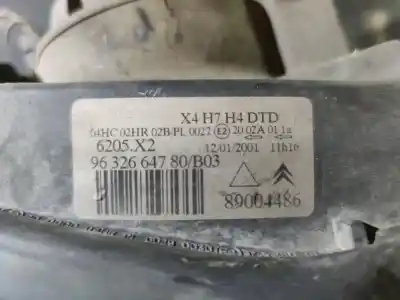 Pezzo di ricambio per auto di seconda mano FARO ANTERIORE DESTRO per CITROEN C5 AIRCROSS  Riferimenti OEM IAM 9632664780  
