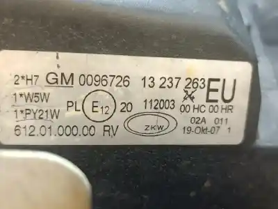 Second-hand car spare part left headlight for opel corsa c corsa c oem iam references 0096726  