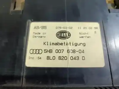 Автозапчастина б/у клімат-контроль для AUDI A3 (8L) AHF Посилання на OEM IAM 8L0820043D  