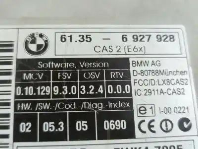 Peça sobressalente para automóvel em segunda mão módulo eletrônico por bmw serie 5 berlina e39 530d highline exclusiv referências oem iam 6927928