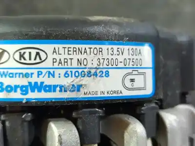 Second-hand car spare part ALTERNATOR for HYUNDAI I10 II (BA, IA)  OEM IAM references 3730007500  61008428