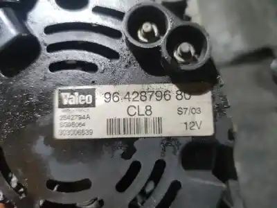 Peça sobressalente para automóvel em segunda mão ALTERNADOR por CITROEN C3 (2002->)  Referências OEM IAM 9642879680  