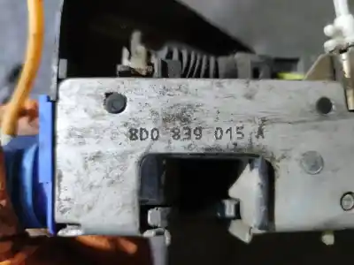 Pièce détachée automobile d'occasion Serrure De Porte Arrière Gauche pour AUDI A4 01 2.5 TDI - Nº5559-059906461D Références OEM IAM 8D0839015A  