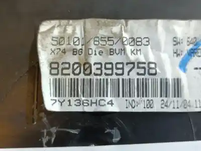 Автозапчасти б/у приборная доска за renault laguna ii bg0 authentique ссылки oem iam 8200399758  5514000062